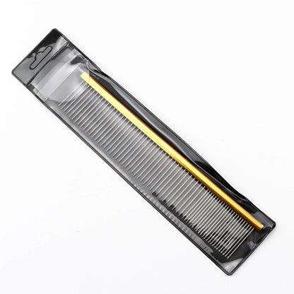 Light Aluminum Pet Comb 6 Colors Optional