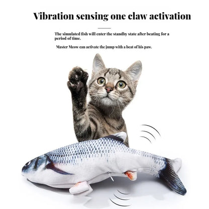 Rechargeable Electric Cat Toy- Floppy Fish with charger