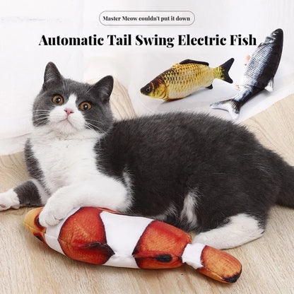 Rechargeable Electric Cat Toy- Floppy Fish with charger