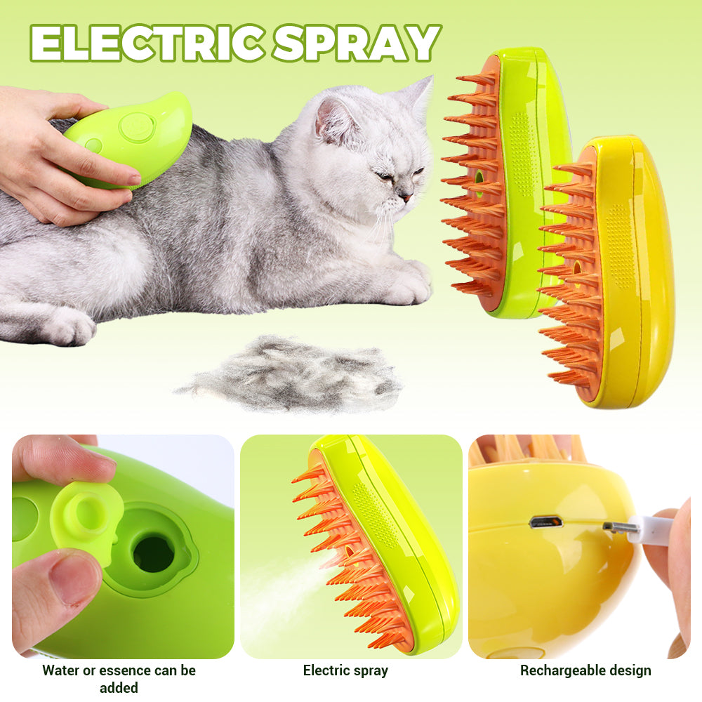 3 in 1 Steamy Pet Brush Pro