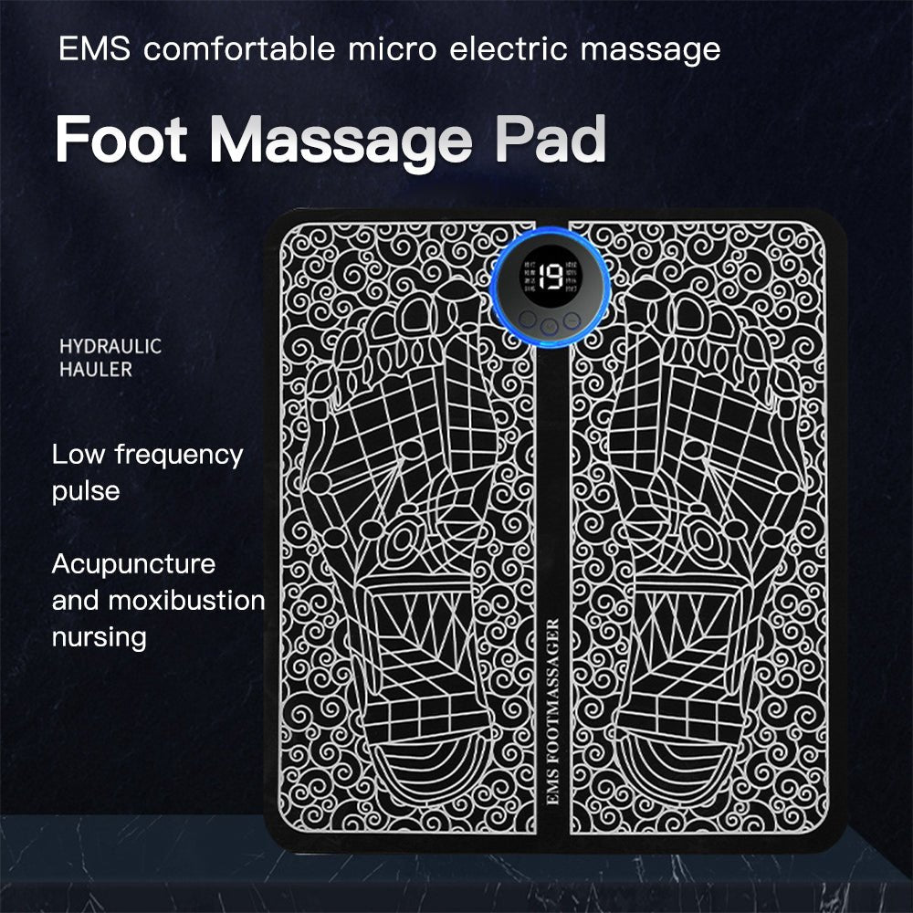 Mini Electric Neck Back Massager Foot massager EMS Cervical Massage Patch  Relief Pain - Electric Cervical Spine Back Shoulder Relaxation Pain Relief  Muscle Care Massager -Mini USB Rechargeable Electric Pulse Therapy